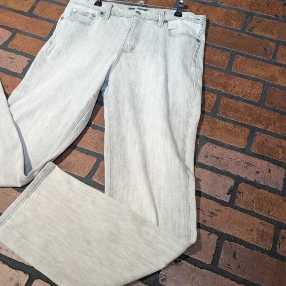 Lauren Jeans Co. W6 Y2K Gray Wash Straight Leg Vintage Denim Jeans - Picture 15 of 15